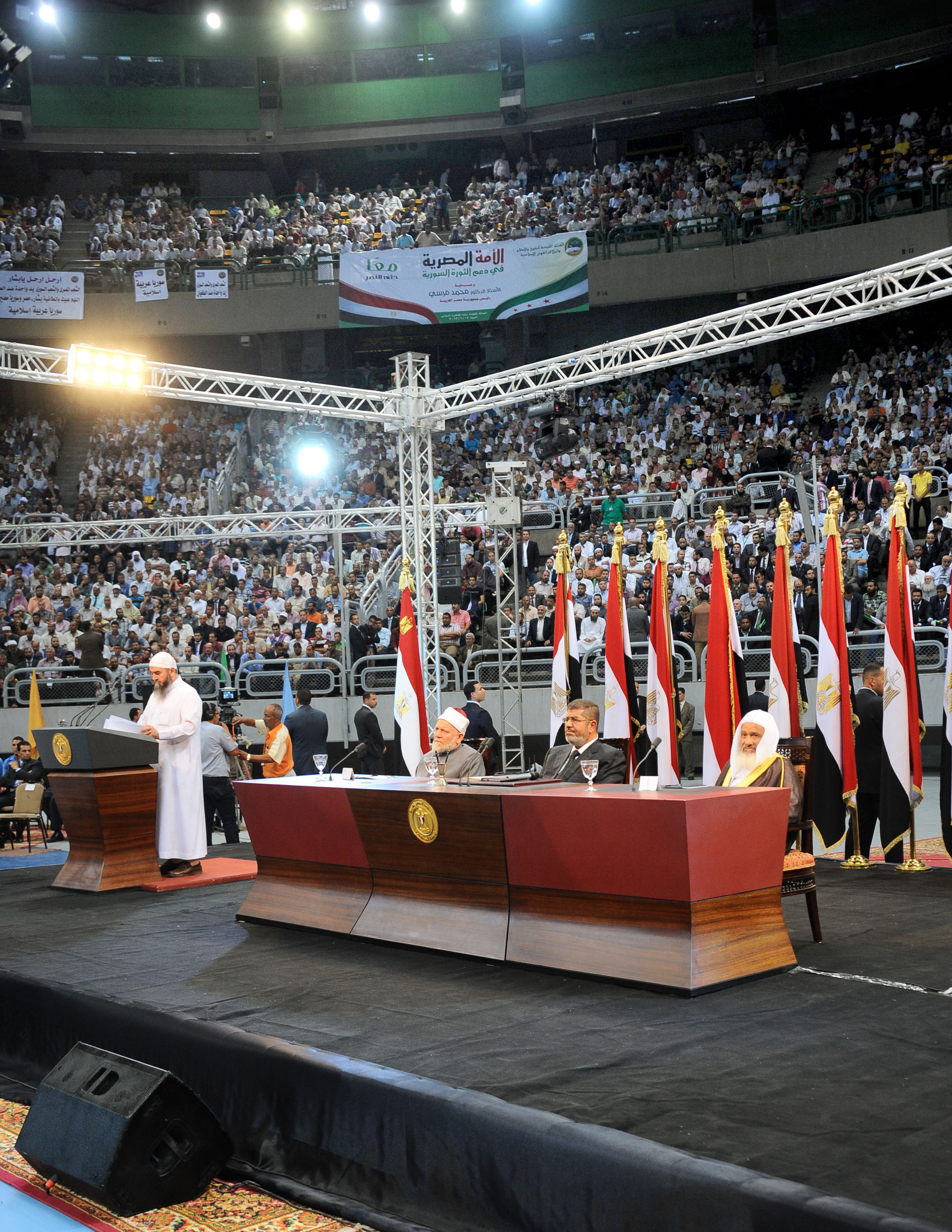 الرئيس محمد مرسى والحديث عن سوريا