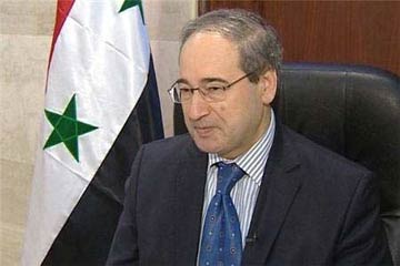 المقداد: الحكومة ستنطلق من مبادرة الأسد للحل خلال مؤتمر جنيف