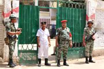 القوات المسلحة تؤمن امتحانات الثانوية العامة بمحافظات مدن القناة