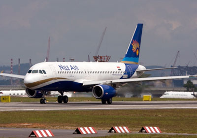 تأخر اقلاع طائرة شركة النيل الخاصة المتجهة إلى الطائف