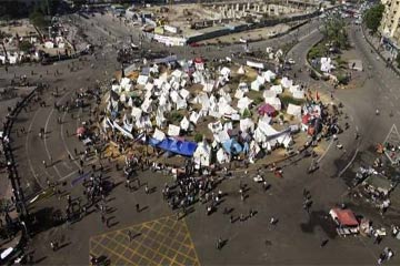 الهدوء يسود ميدان التحرير وتزايد أعداد المعتصمين