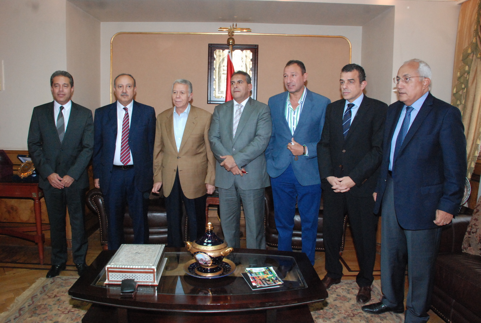 زيارة مجلس الاهلى لوزير ﻿الرياضة