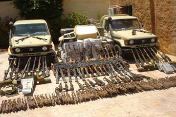 حرس الحدود تتمكن من إحباط تهريب أسلحة بنطاق المنطقة الغربية