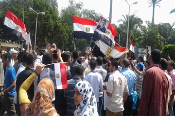 اعتصام “النهضة” يؤجل امتحانات التعليم المفتوح بجامعة القاهرة