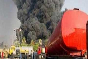 انفجار سيارة محملة بـ”السولار” والنيران تمتد لمزرعة دواجن بالقليوبية