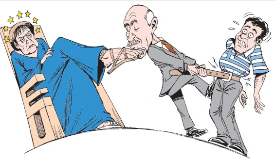 أخطاء المفوضية الأوروبية ألقت باليونان «لذئاب» مؤسسات الإقراض