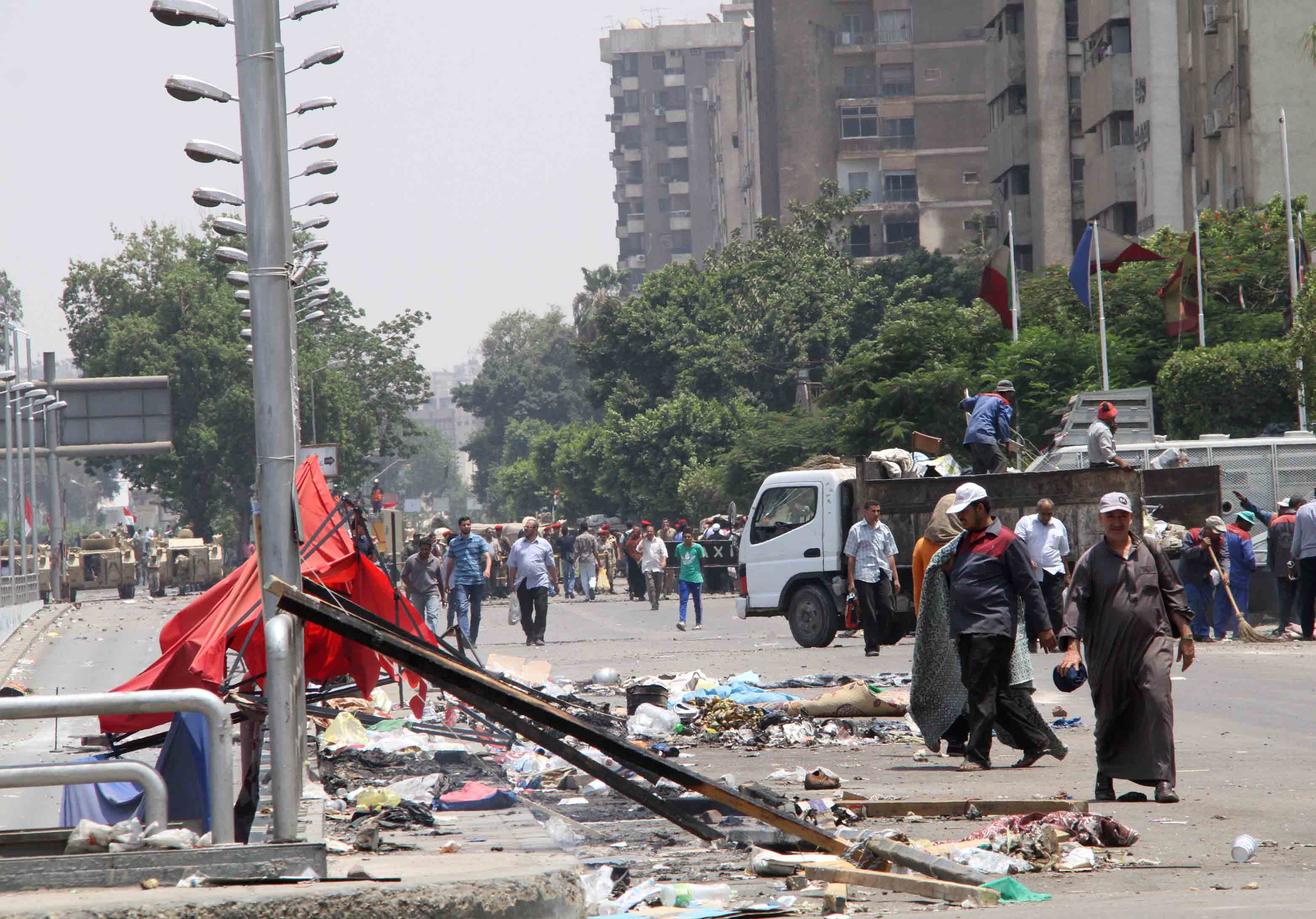 متابعة من أمام الحرس الجمهورى