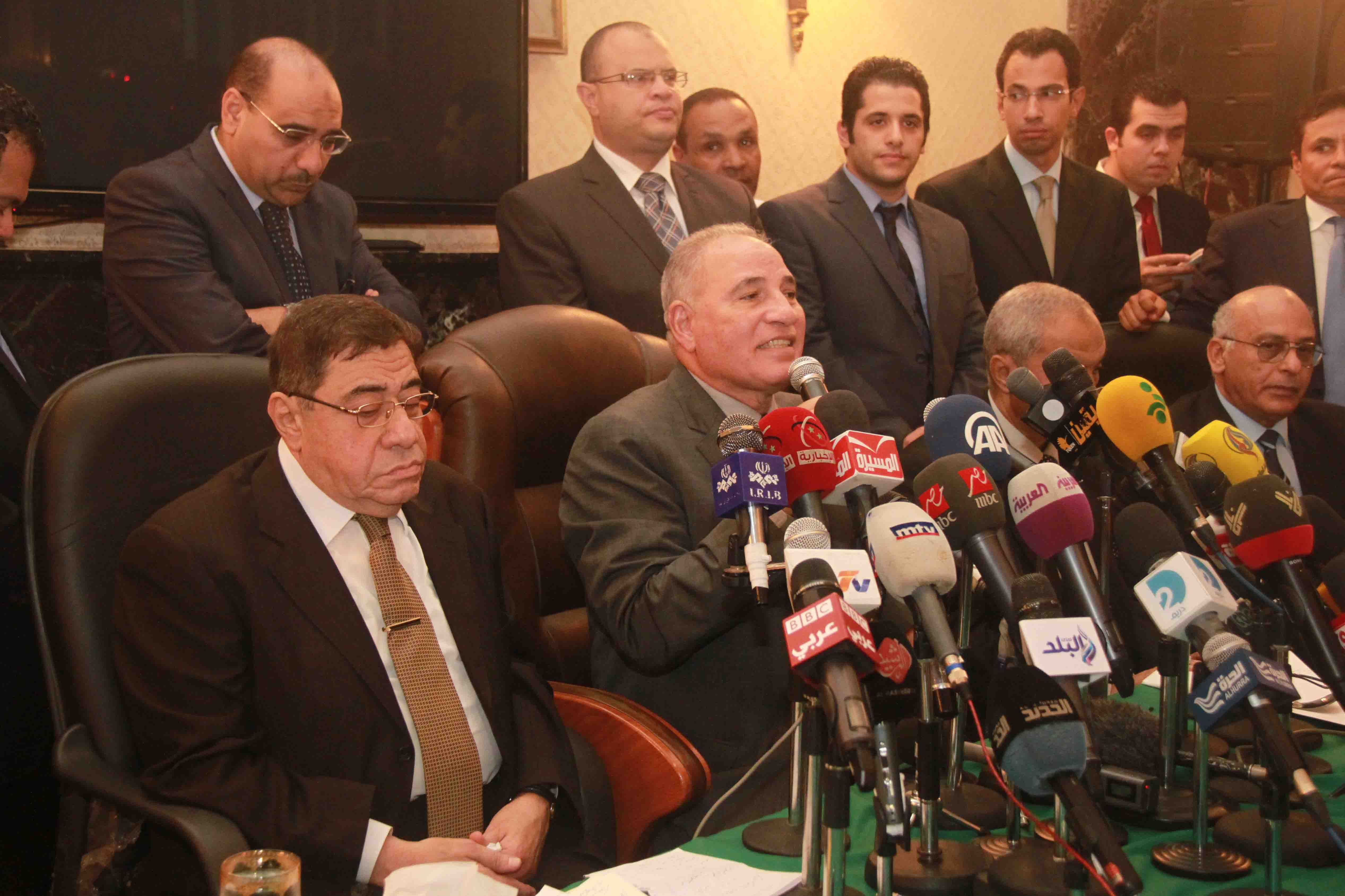 مؤتمر صحفى لعبد المجيد محمود وأحمد الزند