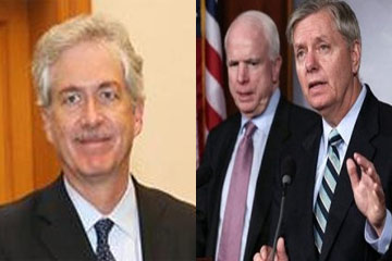 بيرنز يمدد مهمته وماكين وجراهام يلتقيان السيسى ومنصور والبرادعى