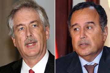 فهمى و بيرنز يختتمان جلسة مباحثات فى القاهرة دون أي تصريحات