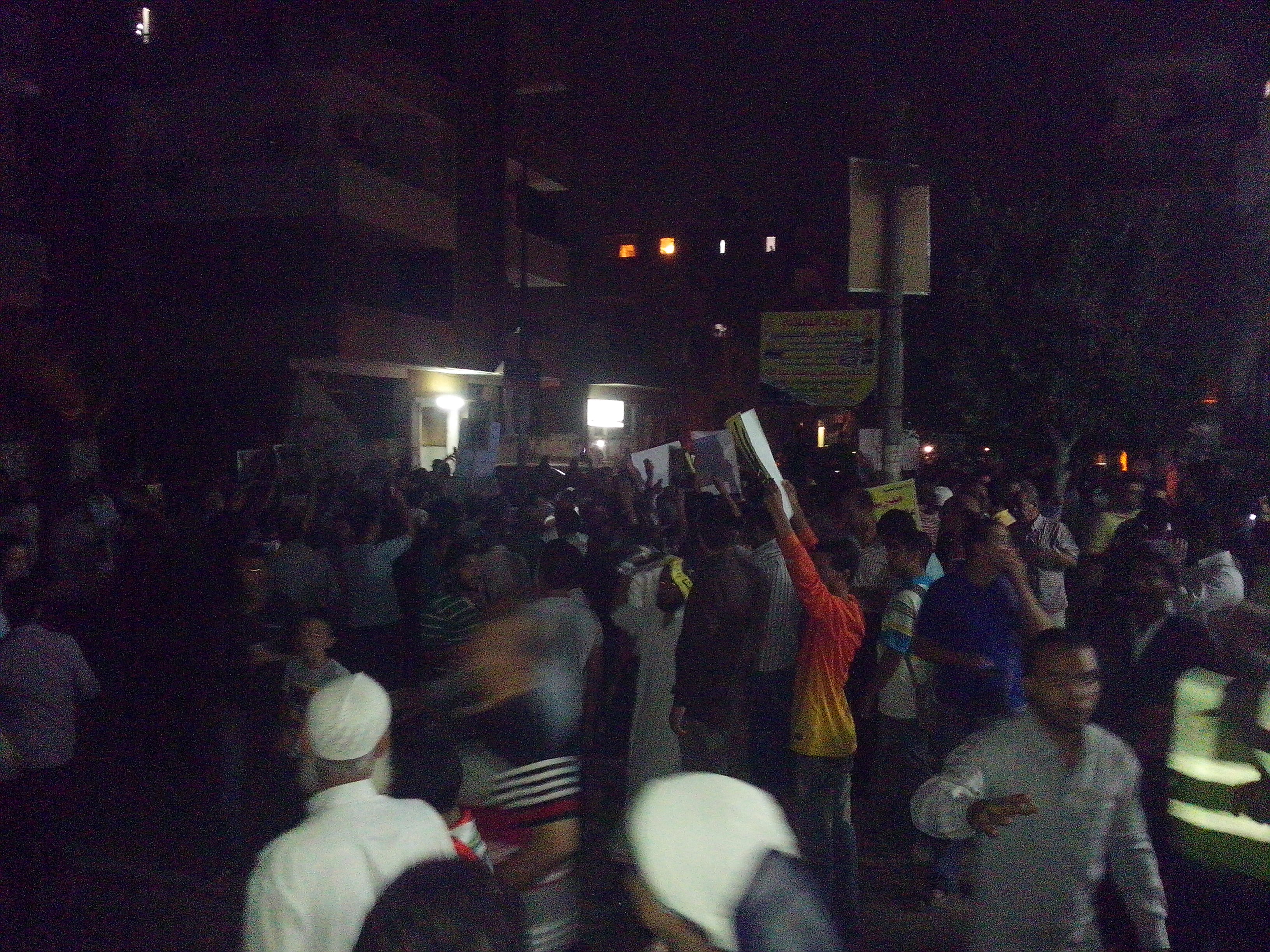 انطلاق مسيرة لأنصار مرسي في حلوان