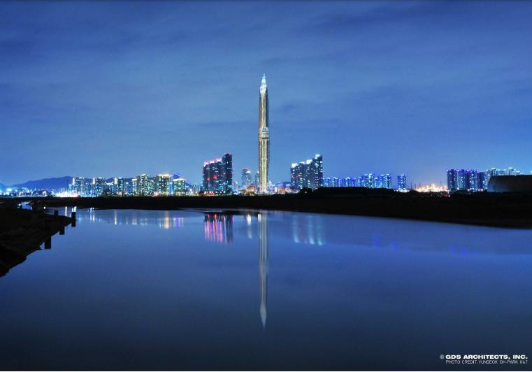 بالصور : كوريا الجنوبية تشهد بناء أول برج غير مرئي في العالم