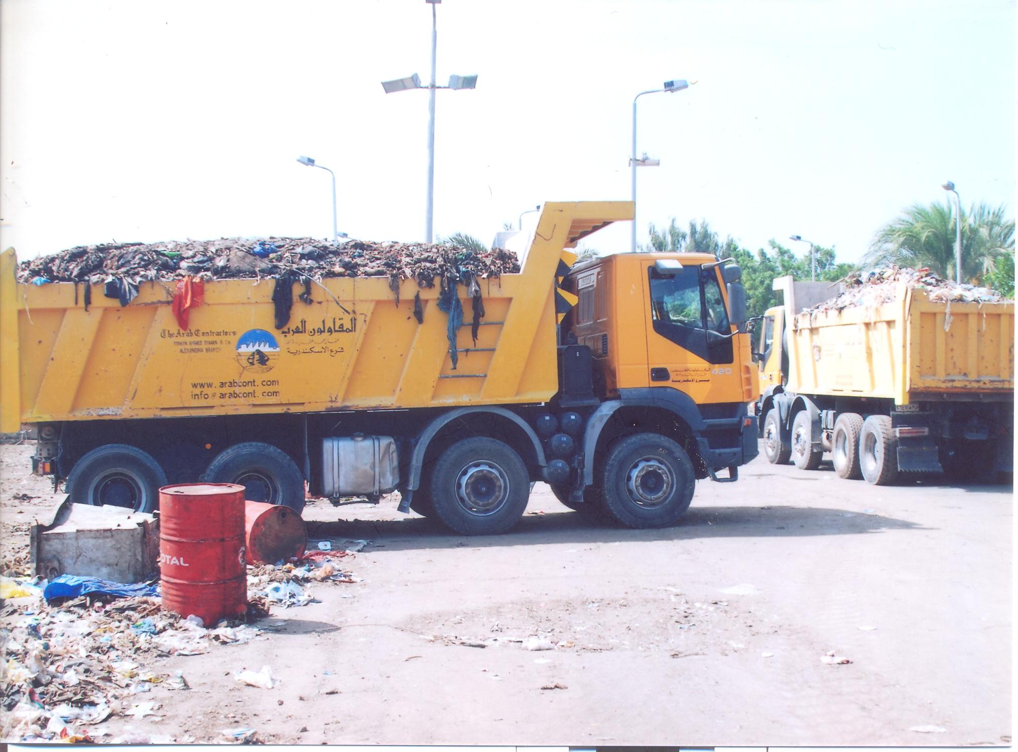 “المقاولون العرب” تنقل 16450 طن مخلفات فى يومين ضمن فعاليات حملة “من أجل وطن نظيف”