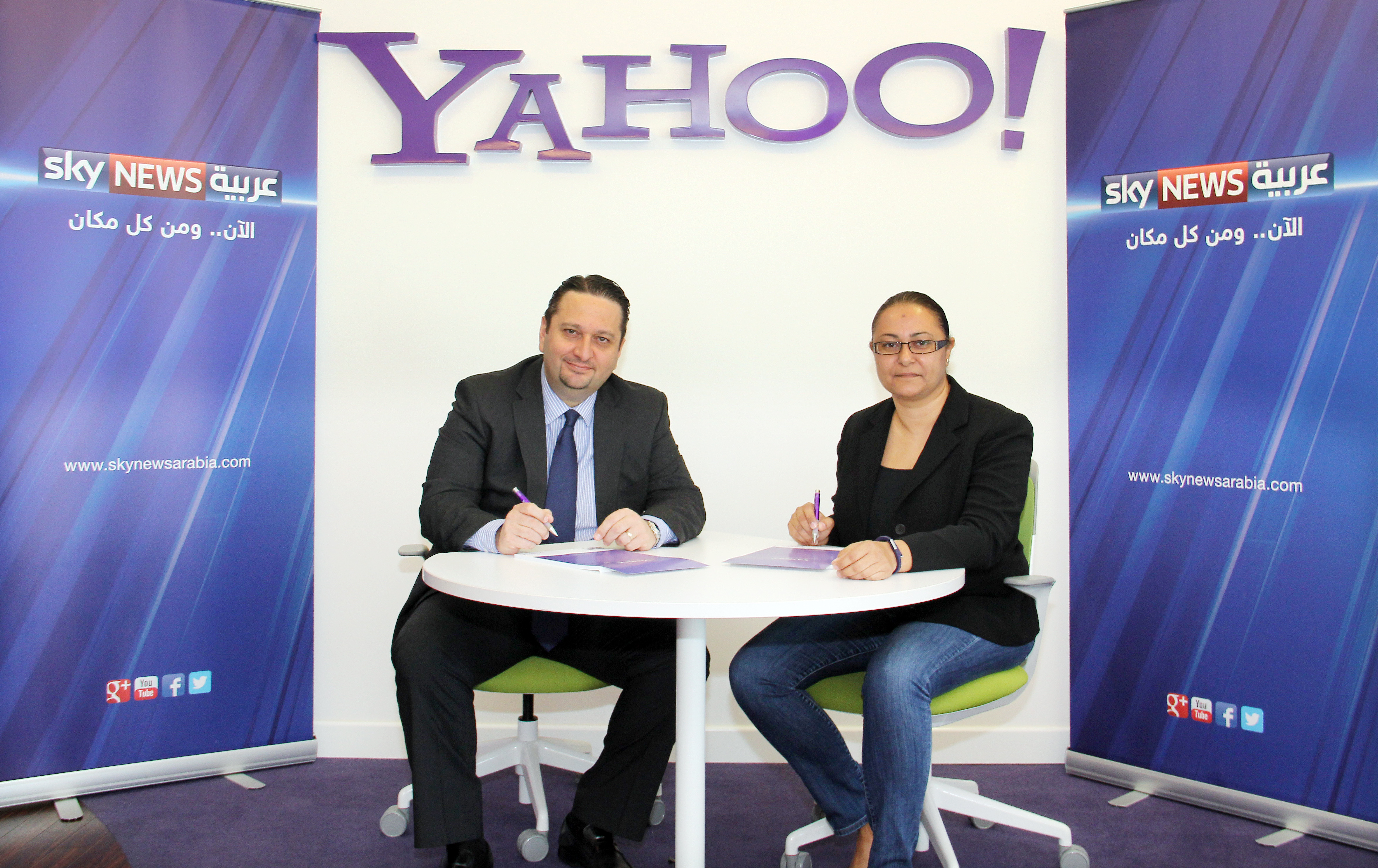 شراكة بين “ياهو مكتوب” و”سكاي نيوز عربية” تمكن رواد الإنترنت من متابعة الأخبار العاجلة