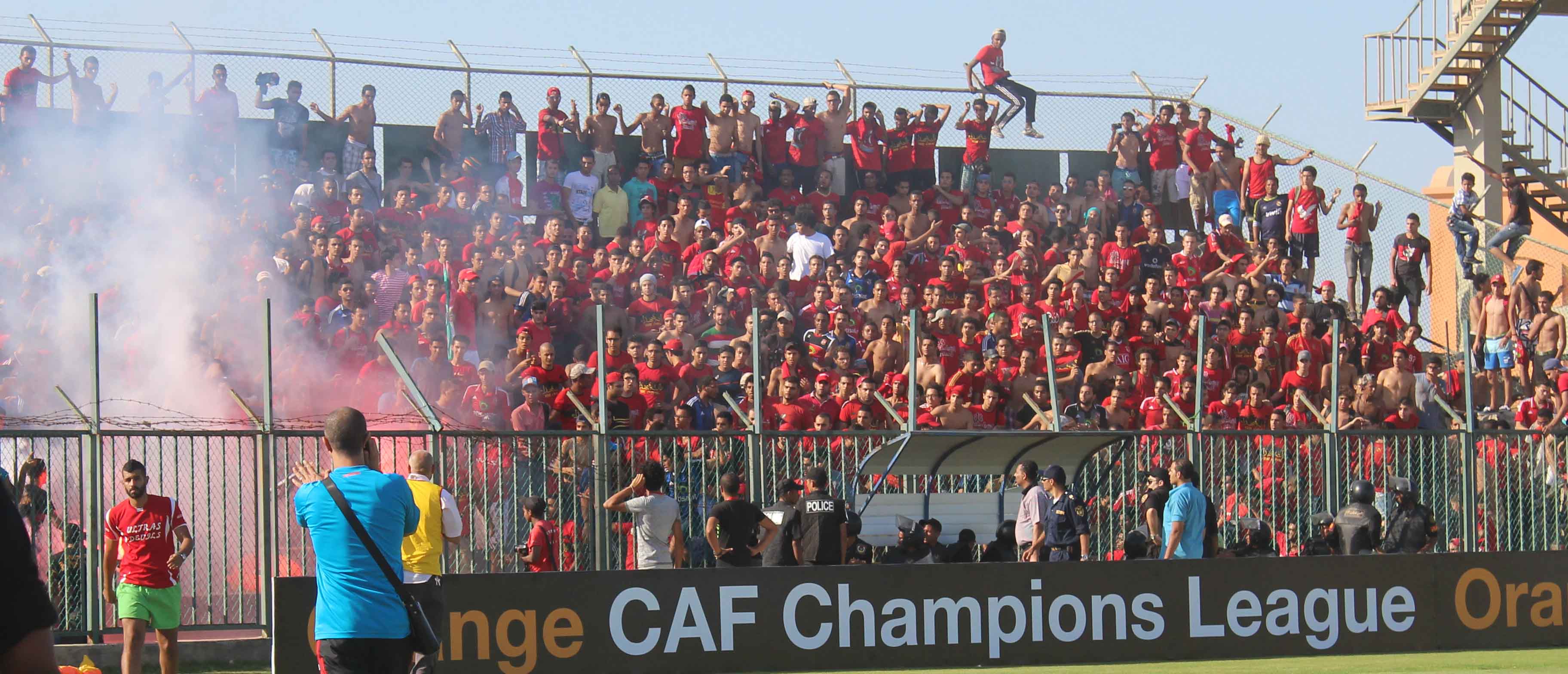 اشتبكات التراس﻿﻿ ا﻿هلاوى والتراس ديفلذ