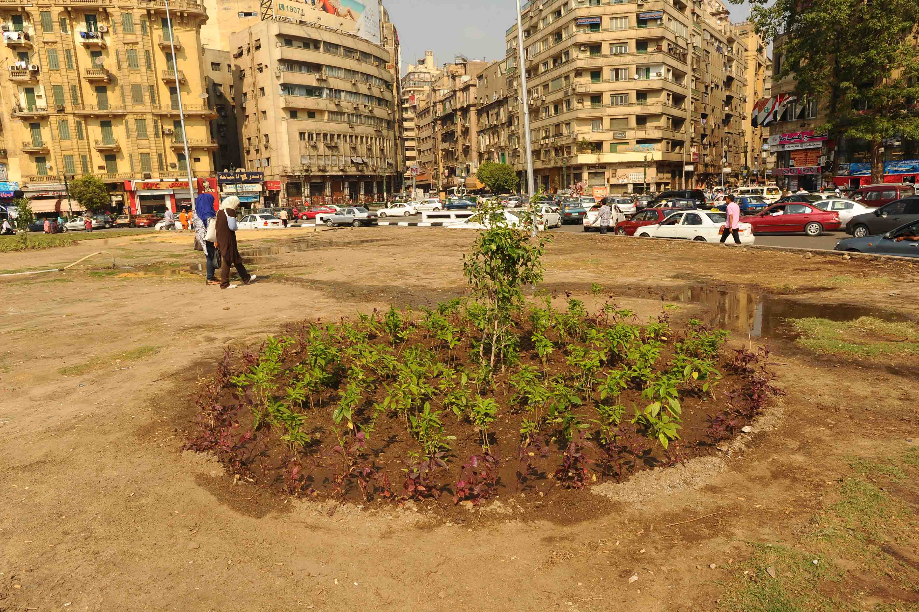 تجميل ميدان التحرير وا﻿نت﻿ظام حركة المرور