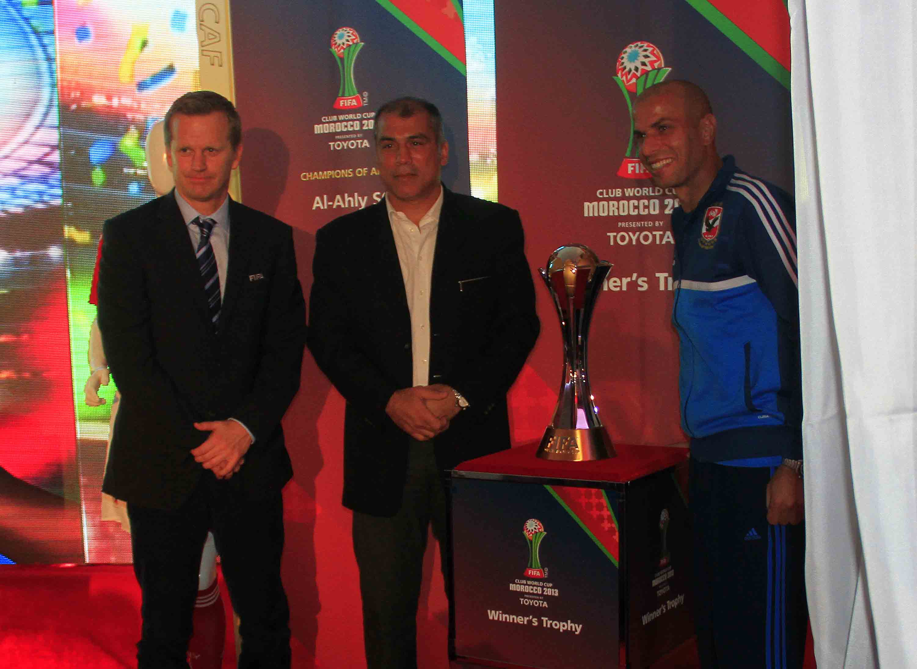 مؤتمر بالنادى الاهلى وكاس العالم للاندية