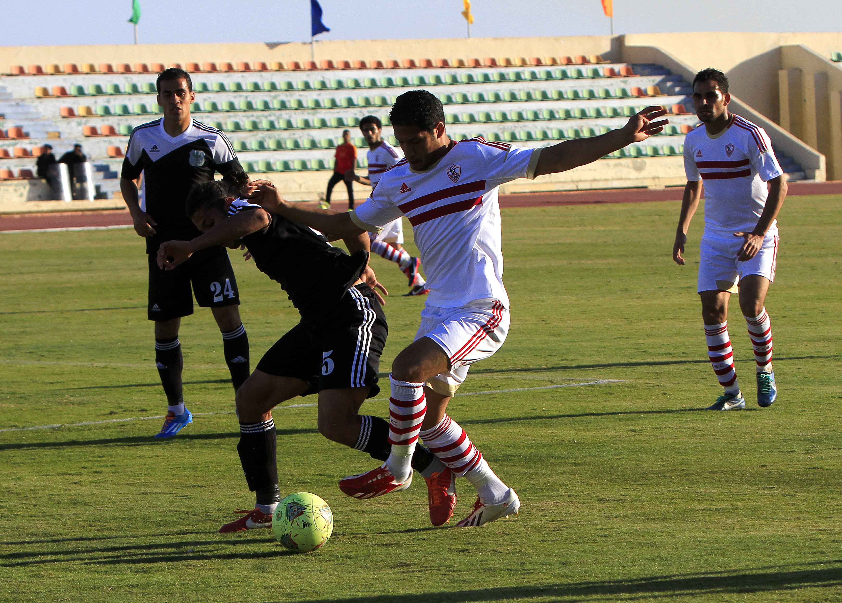 مباراة الزمالك والمصرى