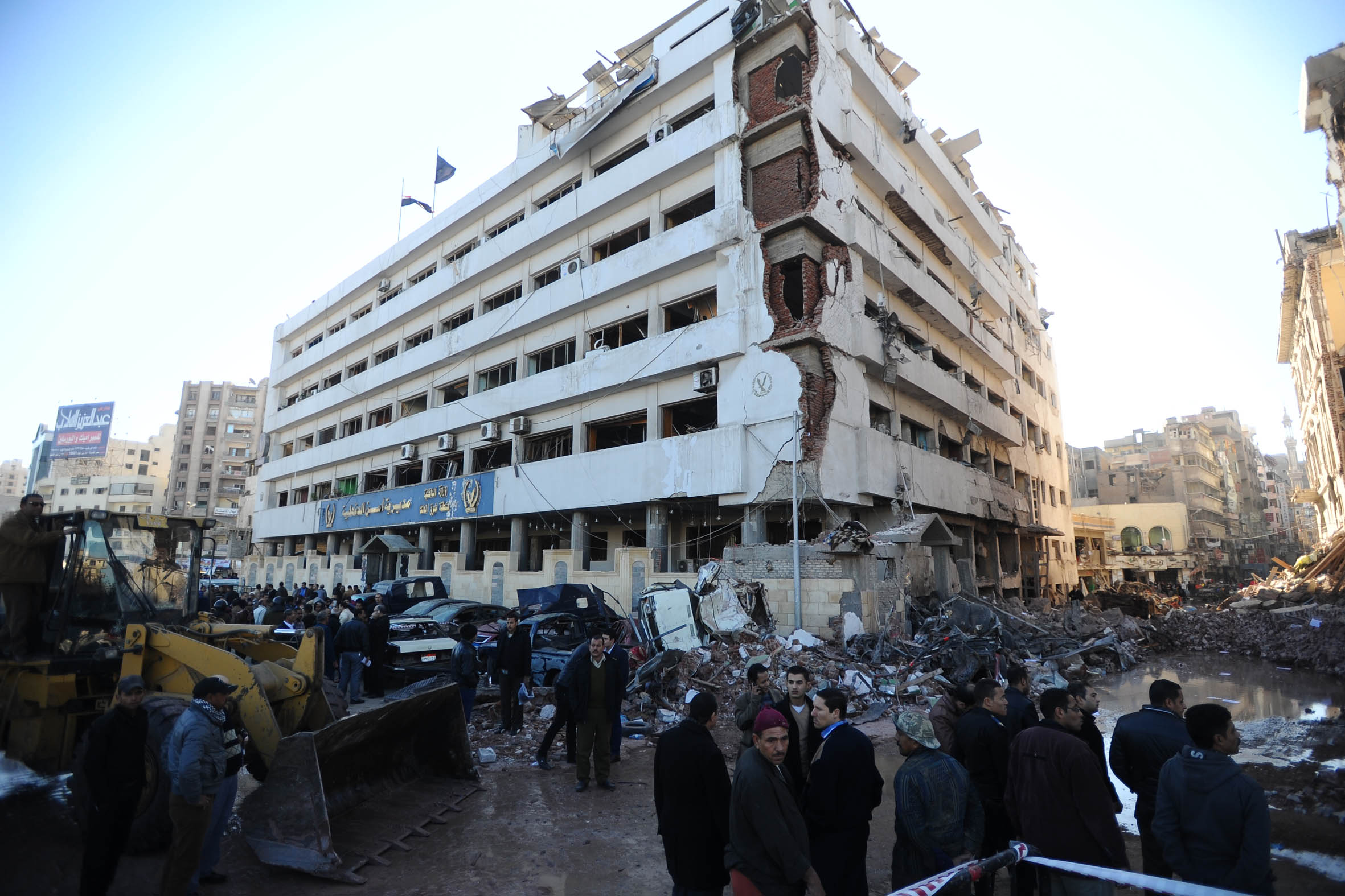 آثار حادث المنصورة