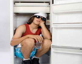 الأن.. الثلاجة بدل السونا لتقليل الوزن