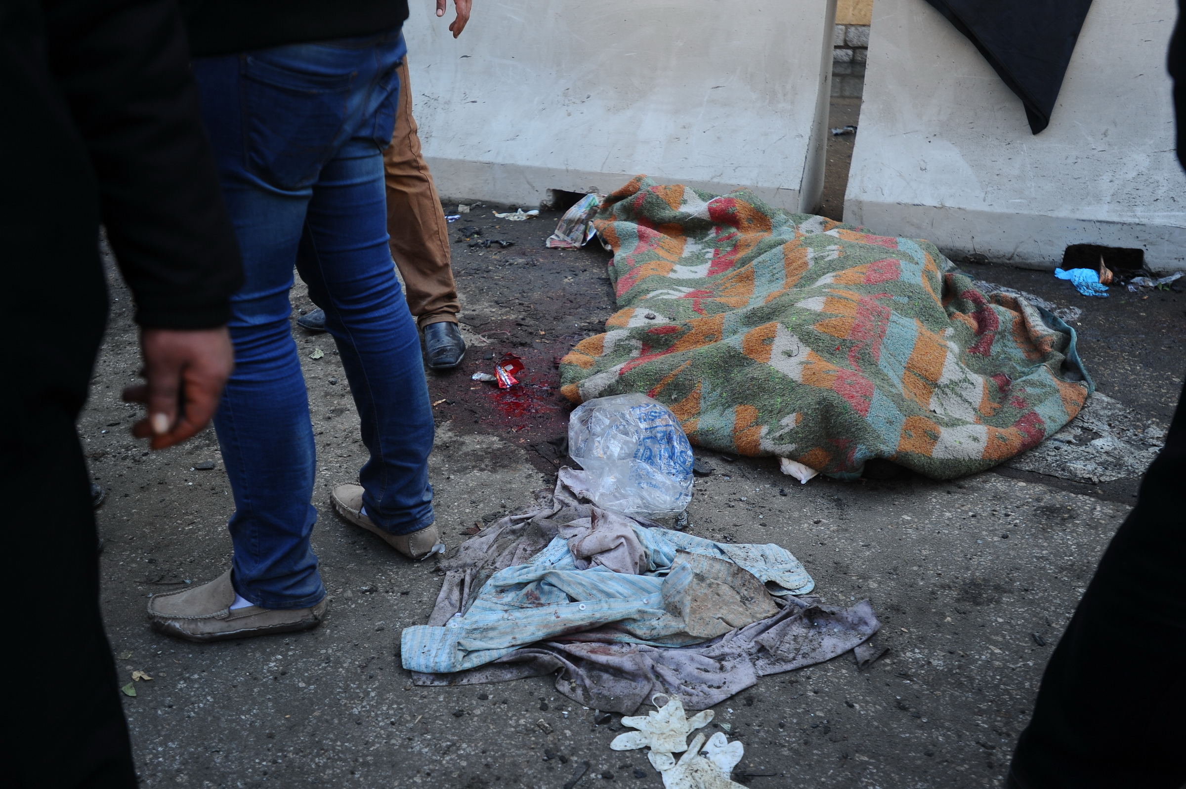 مديرية امن القاهرة وجثة متفحمة