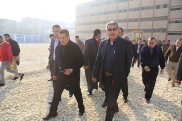 وزير الشباب يتفقد مركز شباب إمبابة لمتابعة أعمال التطوير الجارية