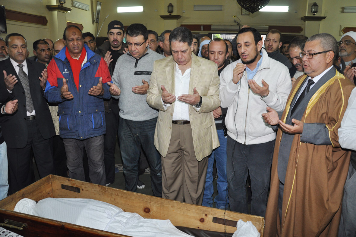 جنازة ممدوح الليثى من مسجد مصطفى محمود