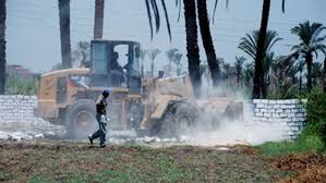 إزالة تعديات على 28 فدانا بأرض مزرعة مشروع صرف صحي غرب سوهاج