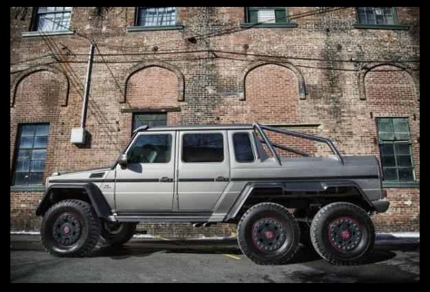 مرسيدس تختبر آخر موديلاتها لفئة G63 AMG 6×6 العملاقة