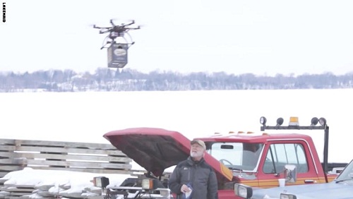 إيقاف خدمة لتوصيل الجعة عبر الطائرات الآلية