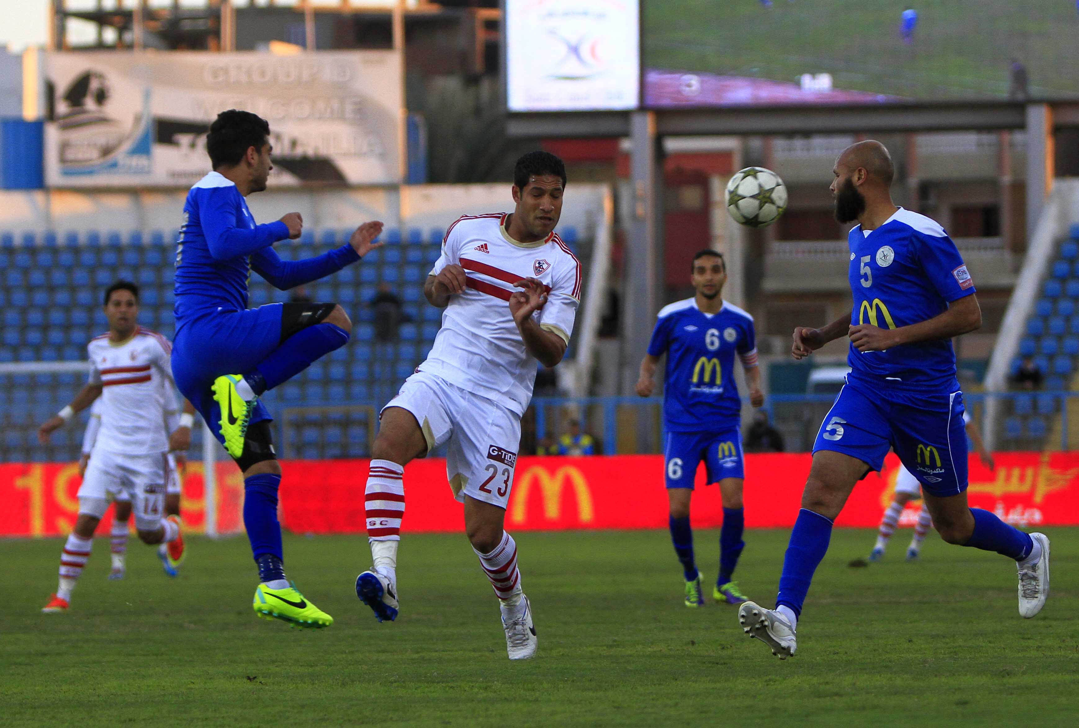 لقاء الزمالك والقناة