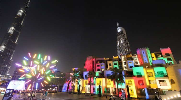 مهرجان الأضواء يحول دبي لديسكو ليلي