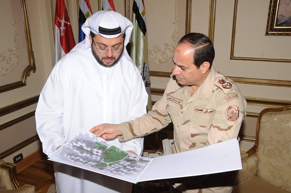 السيسى يلتقى رئيس شركة ” أربتك ” الإماراتية ويطلق حملة “من أجل شباب مصر “