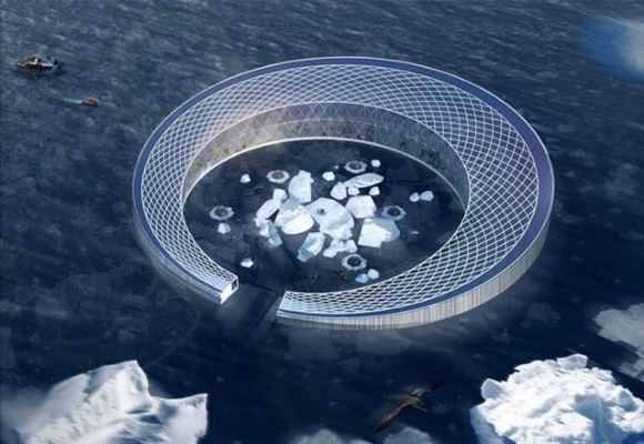 مدن عائمة بالقطب الشمالي..واستغلال ذوبان الجليد في الزراعة وتوليد الطاقة