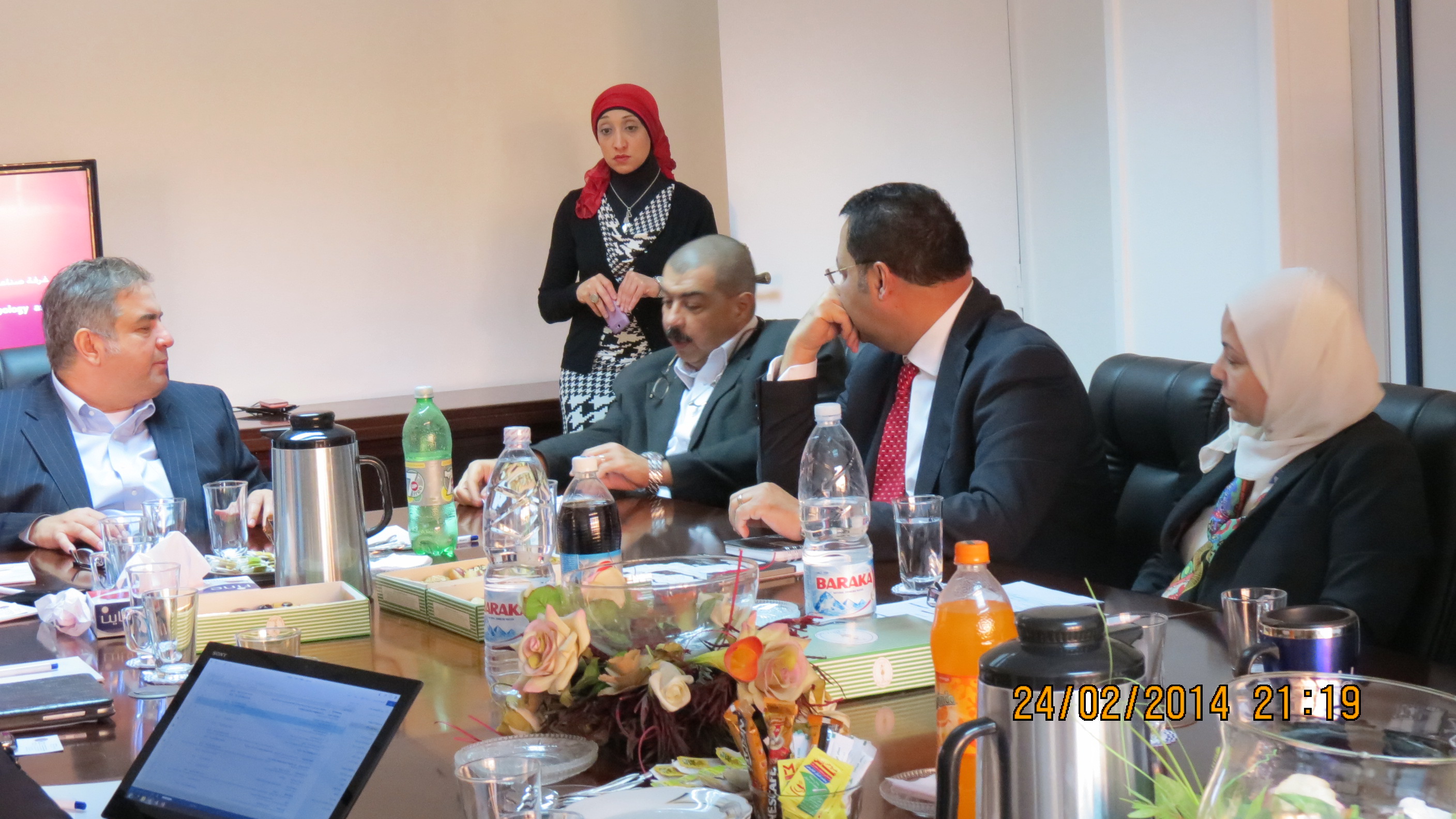 “ايتيدا” فى زيارة لغرفة تكنولوجيا المعلومات للنقاش فى إستراتيجية الدعم والتطوير