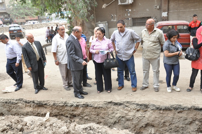 محافظ الجيزة يوقف بناء عقار مخالف لقواعد التنظيم بالعمرانية