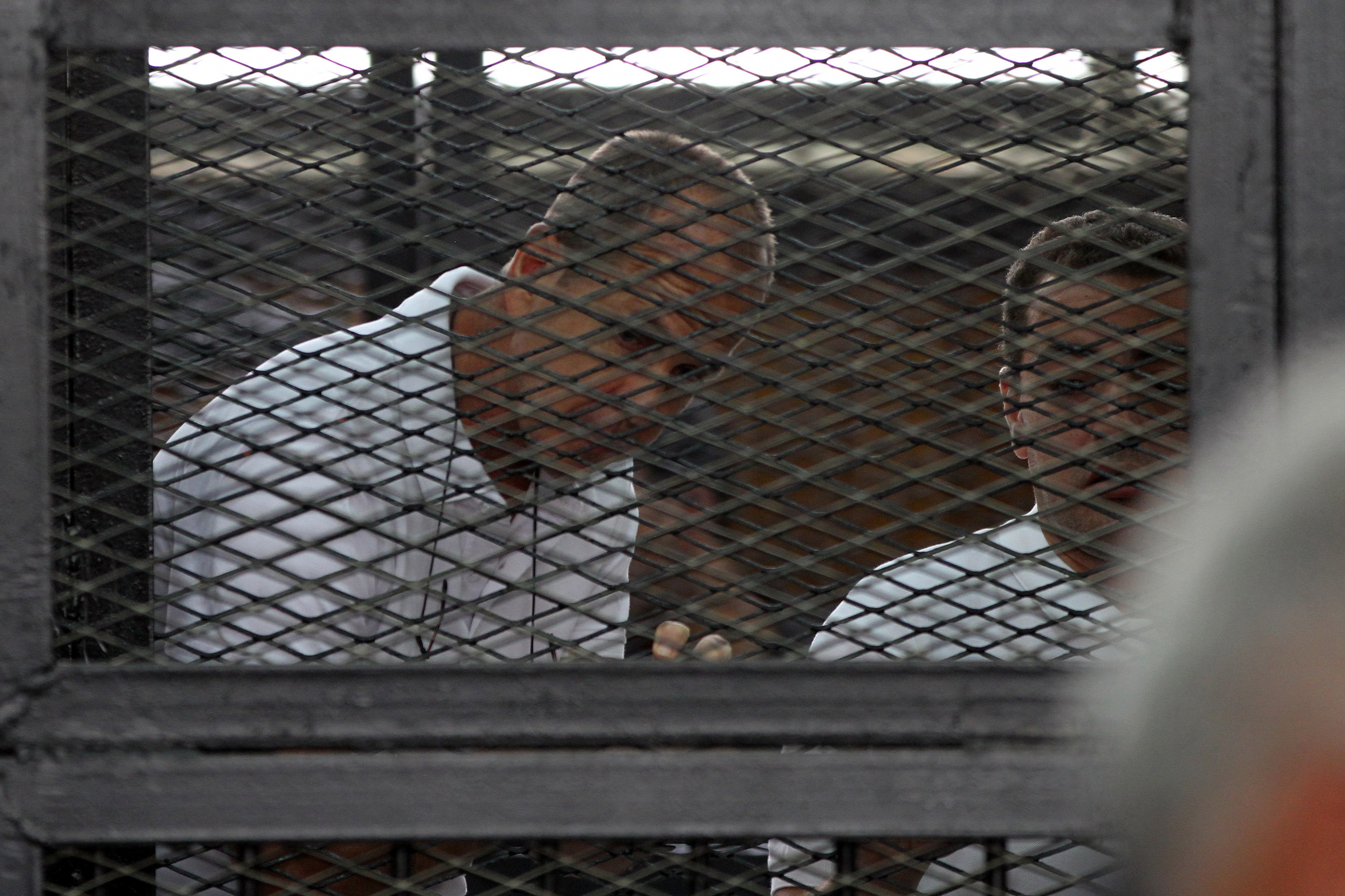 احداث محاكمة صحفيى الجزيرة