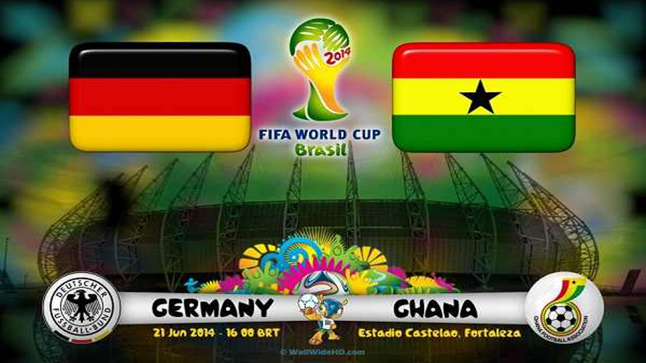 مباراة المانيا وغانا