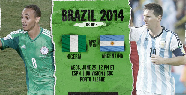 ملخص مباراة الارجنتين ونيجيريا كاس العالم 2014