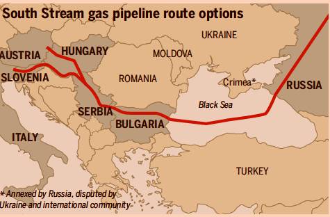 بلغاريا تحطم أمال روسيا فى توصيل الغاز الى أوروبا