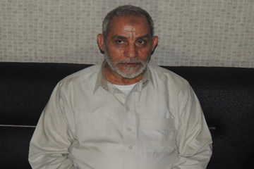 احالة اوراق مرشد الإخوان و9 آخرين للمفتي في احداث قليوب