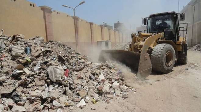 رفع 102 ألف طن مخلفات مباني وقمامة من 6 محافظات خلال شهر