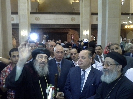 الثقافة و كفر الشيخ  يفتتحا كنيسة العذراء مريم الأثرية بسخا