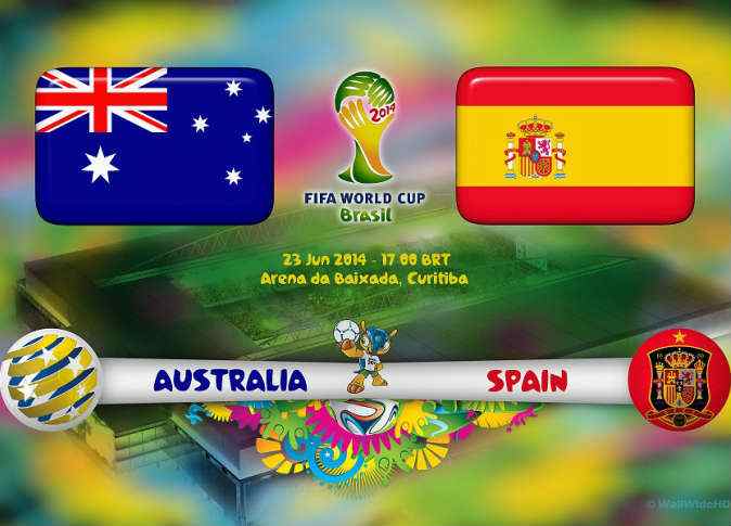 كأس العالم ملخص مباراة اسبانيا واستراليا3-0