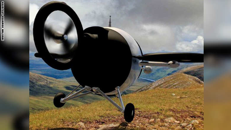 بالصور: طائره شخصية تعمل بالطاقة الشمسية