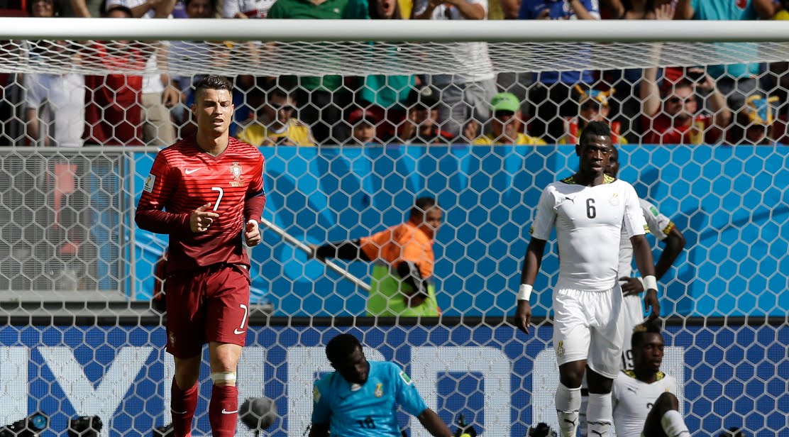 ملخص مبارة البرتغال و غانا 2-1 كأس العالم 2014
