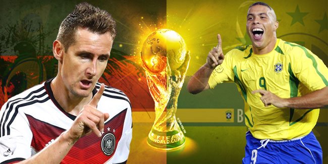 كلوزه يسجل 15 هدف ليتساوي مع رونالدو في كأس العالم