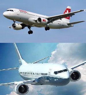 طلبيات “ايرباص” و “بوينج” حوالي 100 مليار دولار خلال معرض جوي