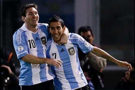 عاجل .. ميسي الكتالوني يساعد دي ماريا المدريدي لدك الحصون السويسرية