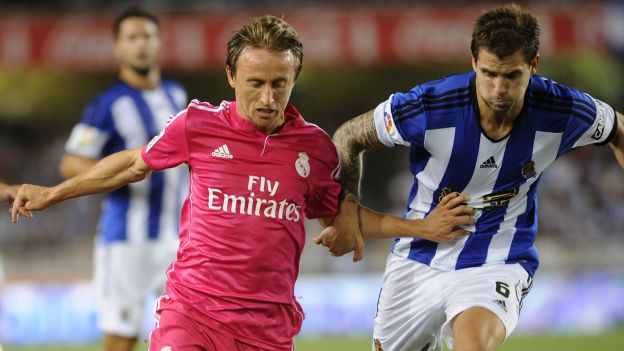 ملخص مباراة ريال مدريد وريال سوسيداد 2-4 31/8/2014